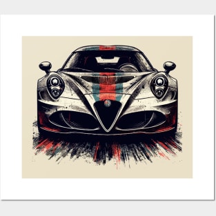 Alfa Romeo 4C Posters and Art